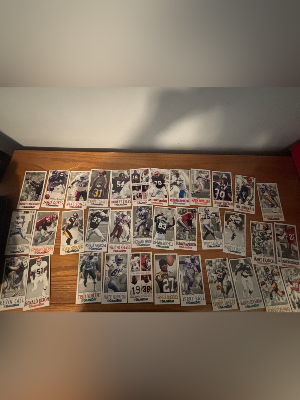 NFL Gameday Football Card lot vintage 90s Excellent